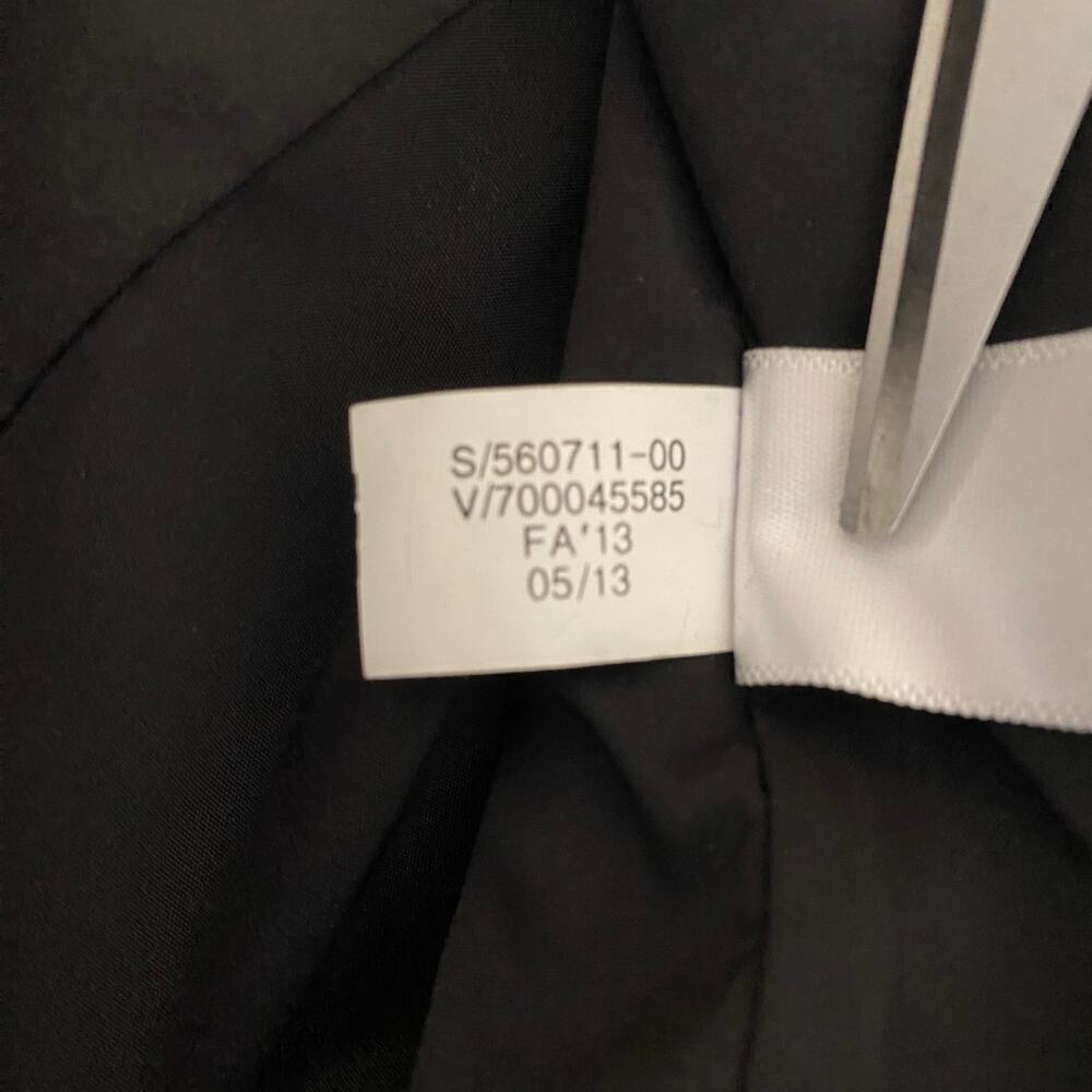 Banana Republic Black Sheath Midi Dress V-Neck Sleeveless - Picture 9 of 14